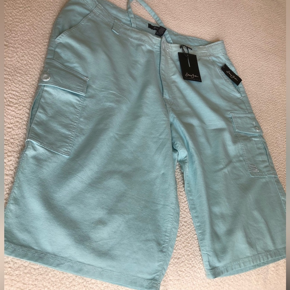 Sean John Vintage 90s Men’s Cargo Shorts New with Tags - Picture 3 of 8